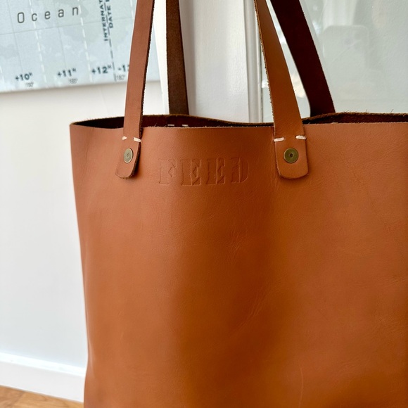 FEED 100% leather tote - Picture 3 of 7